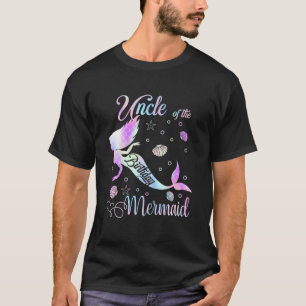 Camiseta Tio Da Garota de Aniversário Mães Familiares De Se