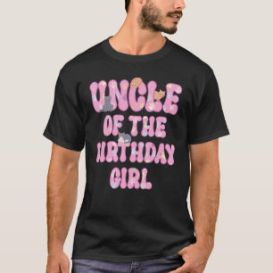 Camiseta Tio Da Garota De Aniversário Que Pensava Que O Gat