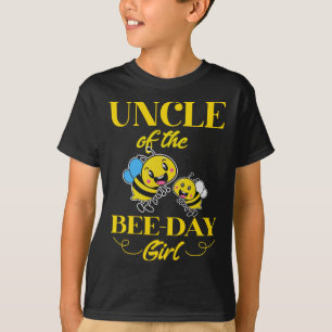 Camiseta Tio Da Garota Do Dia Da Abelha Correspondendo Ao B
