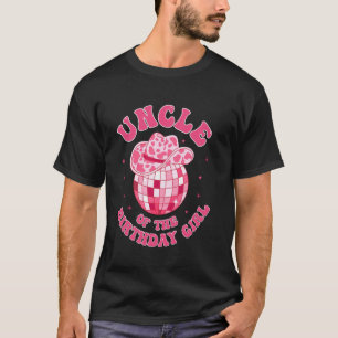 Camiseta Tio Da Menina Do Aniversário Chapéu De Cowgirl Dis