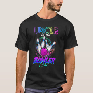 Camiseta Tio Da Rapariga De Boliche Correspondendo À Bolich