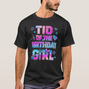 Camiseta Tio Das Garotas de Aniversário do K-Pop Família de