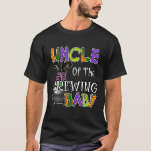 Camiseta Tio de criar Chá de fraldas do tema do Dia das Bru