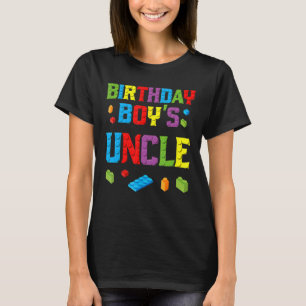 Camiseta Tio de Edifício do Aniversário do Construtor Mestr