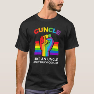 Camiseta Tio de Homens Guncle Como Um Tio Só Que Muito Mais