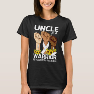 Camiseta Tio De Mão De Um Guerreiro Retinoblastoma Sensibil