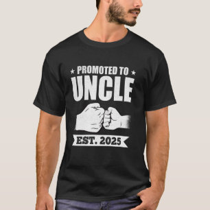 Camiseta Tio de Primeira Vez 2025 Promovido a Tio 2025