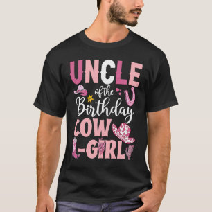 Camiseta Tio Do Aniversário Cowgirl Rodeo Party B Day Gi