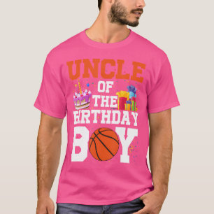 Camiseta Tio Do Aniversário Da Família Birthday Boy Basball
