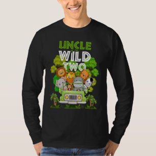 Camiseta Tio Do Caminhão Selvagem Dois Zoológicos Aniversár