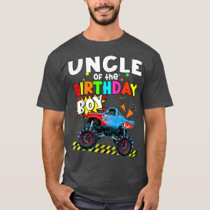 Camiseta Tio Do Carro Do Monstro De Aniversário