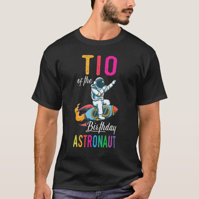 Camiseta Tio Do Cel Do Festa De Astronauta De Astronauta De (Frente)