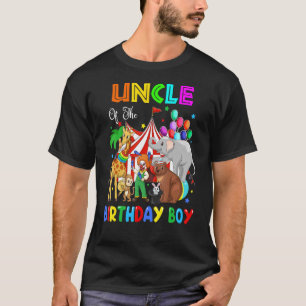 Camiseta Tio Do Circo De Menino De Aniversário Pensou No Ca