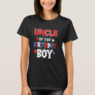 Camiseta Tio Do Garoto De Aniversário Crianças Do Tema Aran