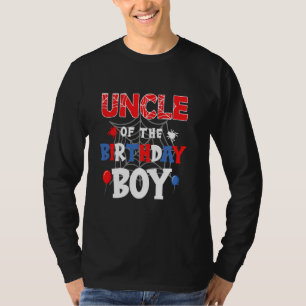 Camiseta Tio Do Garoto De Aniversário Crianças Do Tema Aran