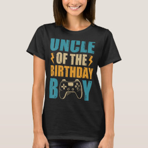 Camiseta Tio do Garoto de Aniversário que Corresponde à Fam