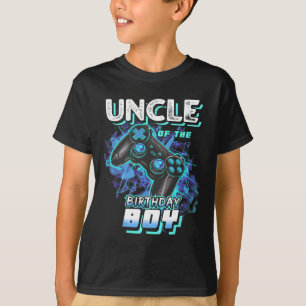 Camiseta Tio Do Jogo De Vídeo Correspondente Ao Menino Do A