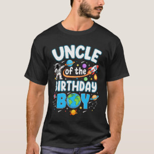 Camiseta Tio Do Menino Astronauta Família Espaço P