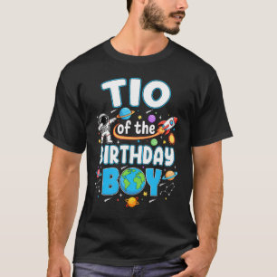 Camiseta Tio Do Menino Astronauta Família Espaço Pla