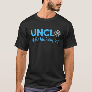 Camiseta Tio Do Menino De Aniversário Inverno Onederland 1º
