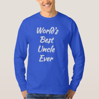 Camiseta Tio do Mundo Incrível - Melhor do Mundo