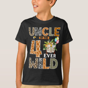 Camiseta Tio do Quatro Sempre Selvagem Safari 4º Aniversári
