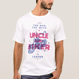 Camiseta Tio e moto o homem mito lenda