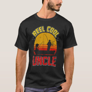 Camiseta Tio E Sobrinha Pescador Carrete Cool Tio