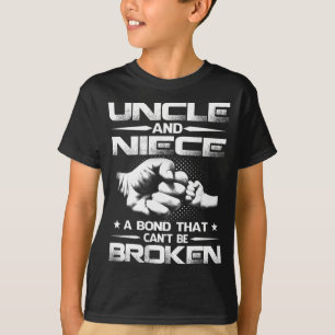 Camiseta Tio e sobrinha Um Bond que não pode ser quebrado