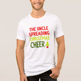 Camiseta Tio Espalhando o Feliz Natal