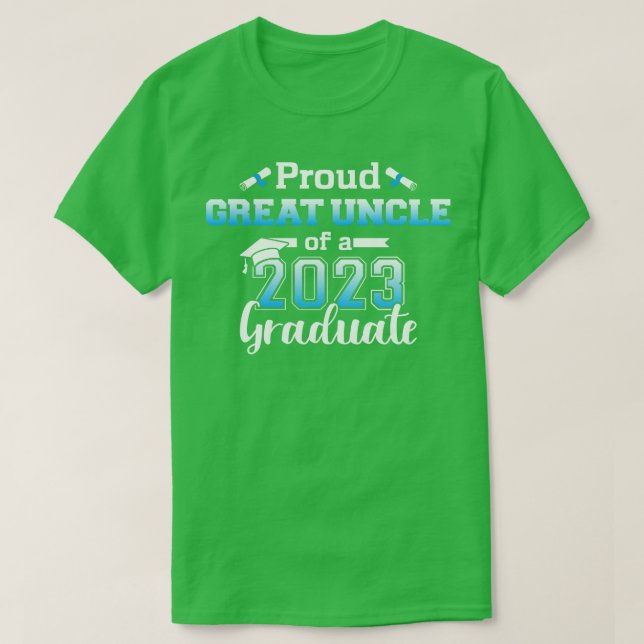 Camiseta Tio excelente orgulhoso de uma classe de graduação (Frente do Design)