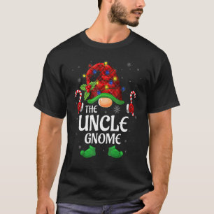 Camiseta Tio Gnomo Buffalo Xadrez Vermelha Correspondente F