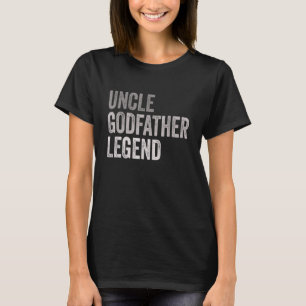 Camiseta Tio Goddad Legend Mens Para Um Tio Favorito