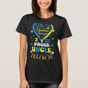 Camiseta Tio Groovy Orgulhoso Síndrome de Down Conscientiza