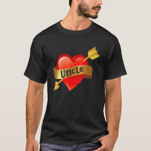 Camiseta Tio Heart Love Happy Valentines Day