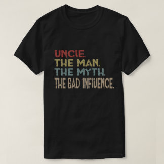 Camiseta Tio Homem Mito a influência má