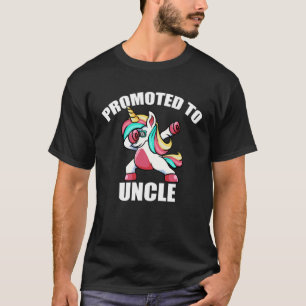 Camiseta Tio Homens a Dabbing Unicorn promovido à Unc