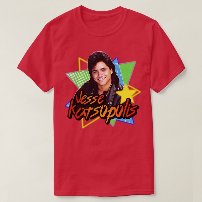 Camiseta Tio Jesse Katsopolis Cheio House 90 Tributo (Frente do Design)