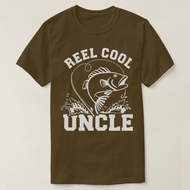 Camiseta Tio legal da rola de pesca (Frente do Design)