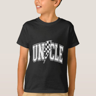 Camiseta Tio Lightning Bolt Checkered Varsity Pai Tio F
