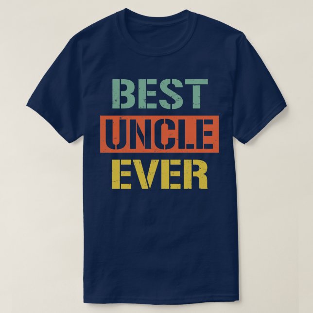 Camiseta tio melhor de sempre (Frente do Design)