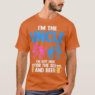 Camiseta Tio Mens Aqui para ver e ver a Revelação de Gênero