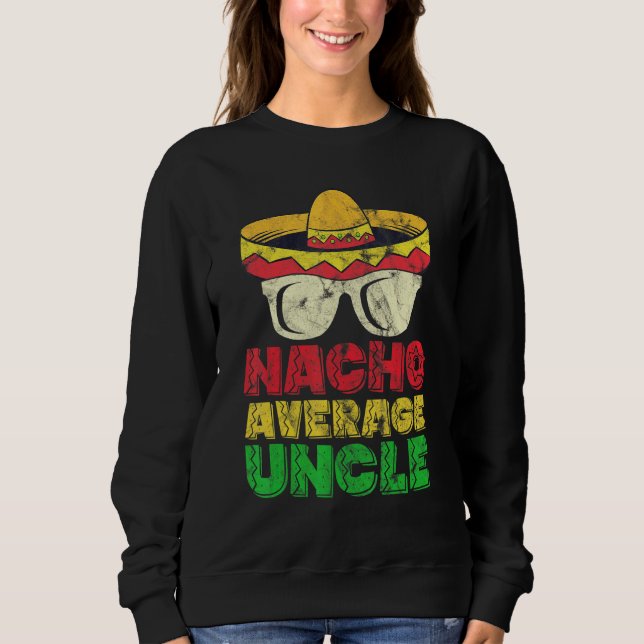 Camiseta Tio Mexicano Nacho Médio Chapéu (Frente)