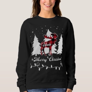 Camiseta Tio Moose Buffalo Xadrez Vermelho Natal Correspond
