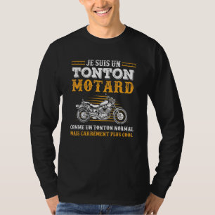 Camiseta Tio Motocicleta Legal Tonton Biker