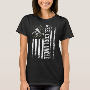 Camiseta Tio Muito Legal da USA de Reel para o Papai Pescad
