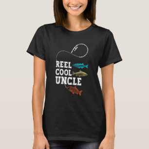 Camiseta Tio Muito Legal Pescando Pescador Engraçado Vintag