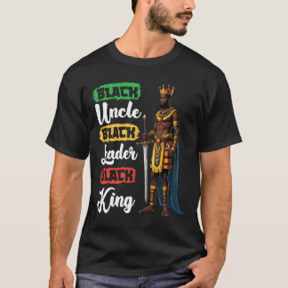 Camiseta Tio Negro Líder Negro Rei Negro Americano Afric