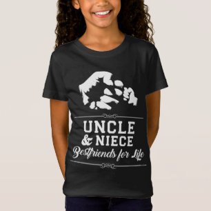 Camiseta Tio Niece Amigos Fist Bump Avuncular Família Coo