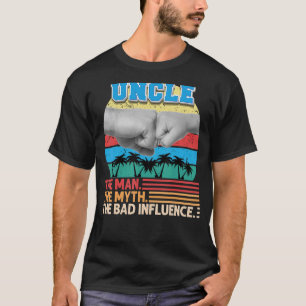 Camiseta Tio O Homem Mite A Má Influência Do Dia Do Pai